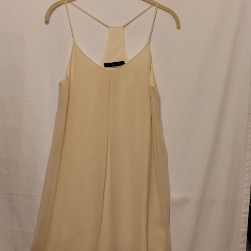 Ark & Co Tan Racer back dress